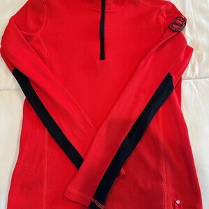 Ralph Lauren Red and Black Long Sleeve Tee